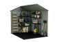 Darwin Shed 6x8ft - Green